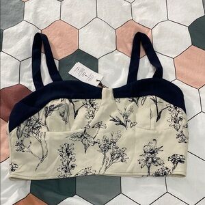 Floral Print Women's Bralette